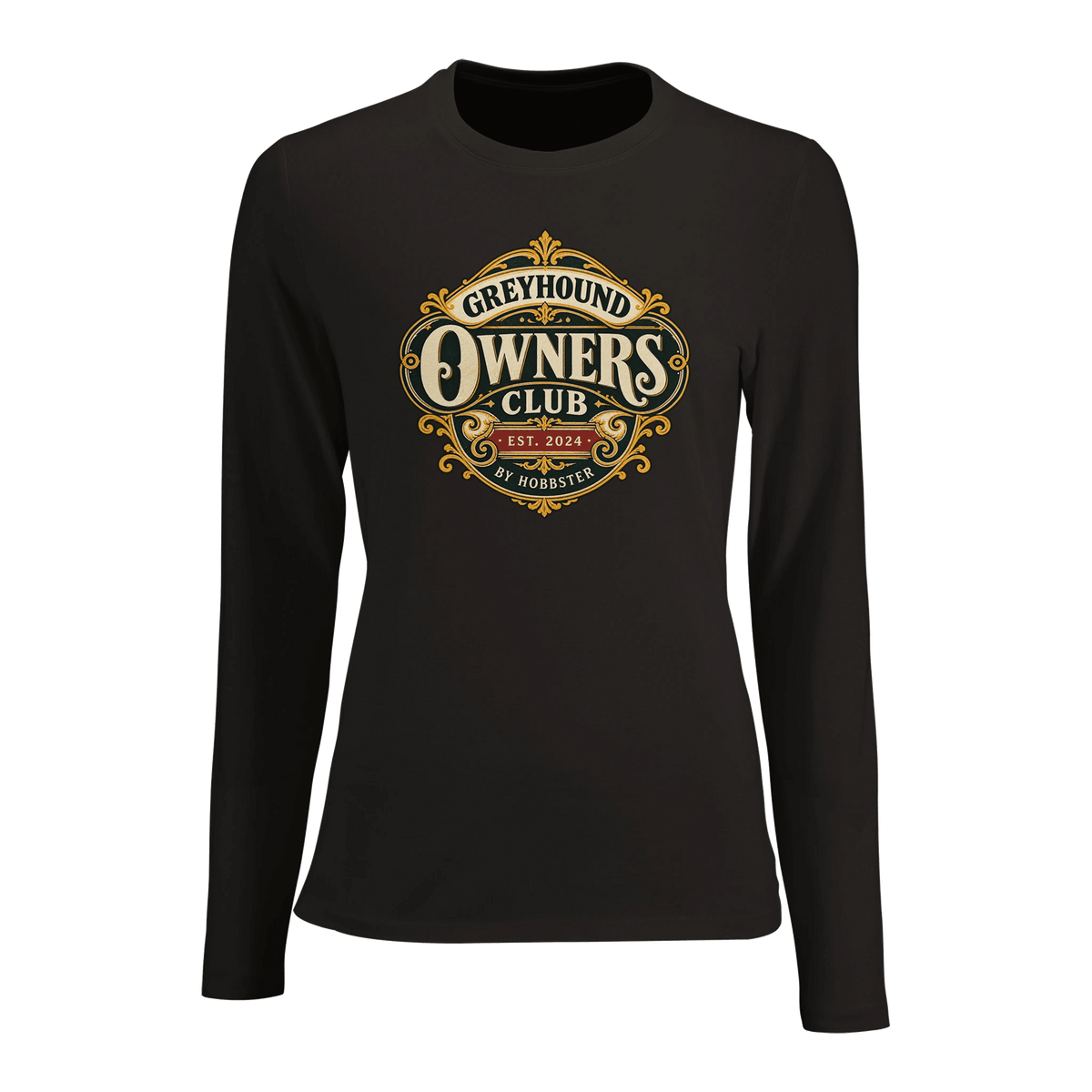 Greyhound Owners Club Women's Long-Sleeve T-shirt - Hobbster