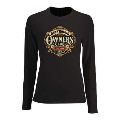 Greyhound Owners Club Women's Long-Sleeve T-shirt - Hobbster