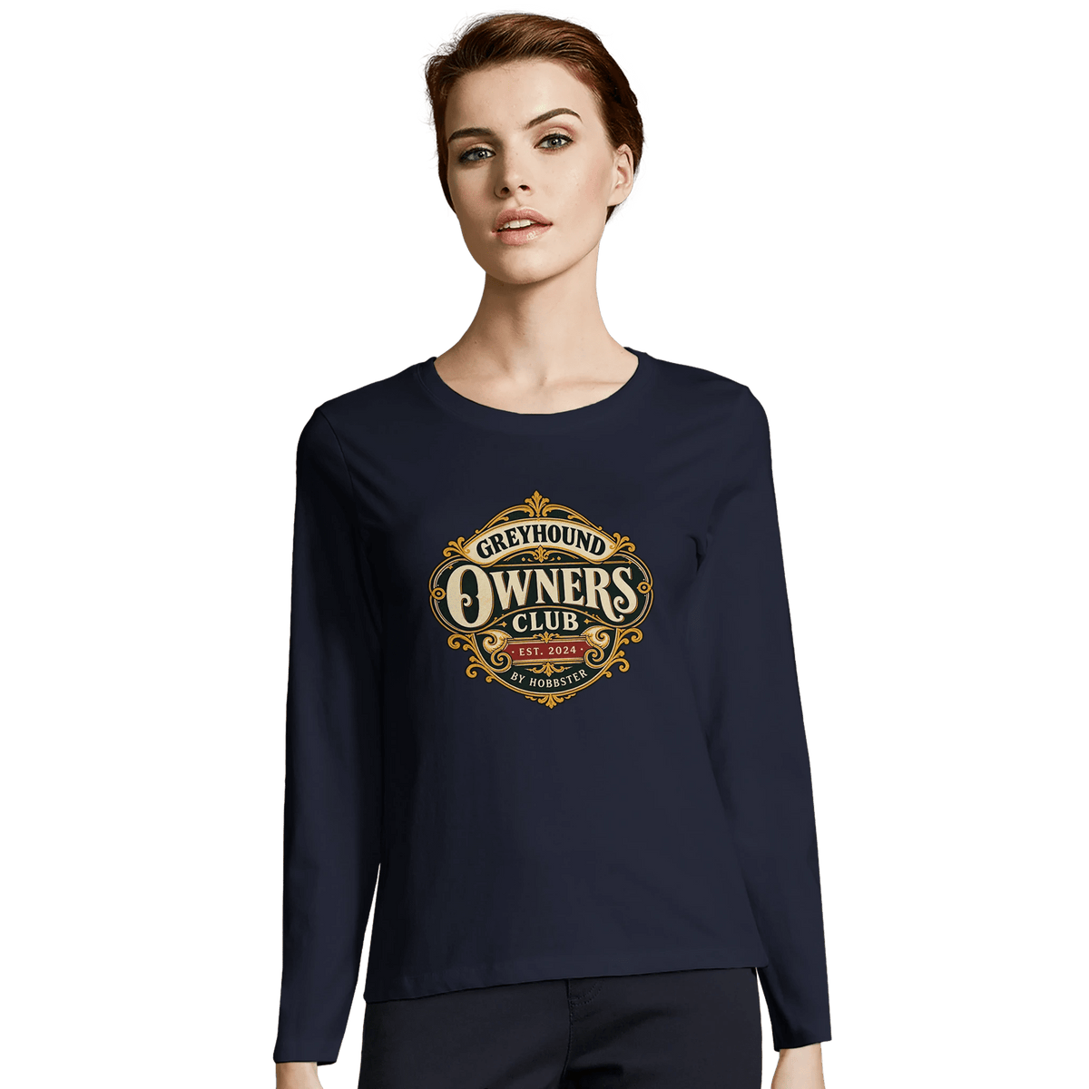 Greyhound Owners Club Women's Long-Sleeve T-shirt - Hobbster