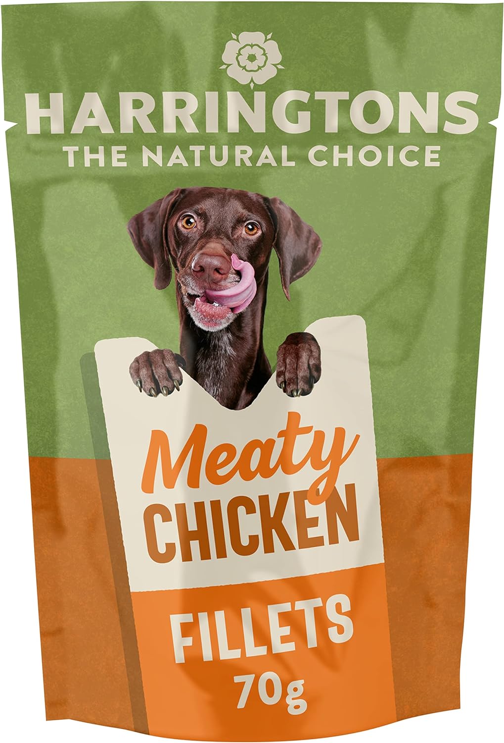 Harringtons Natural Choice Meaty Chicken Fillets Treats [8x70g] - Hobbster