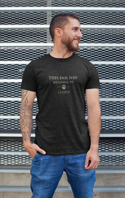 Men's Personalised 'This Dog Owner Belongs To' T-Shirt