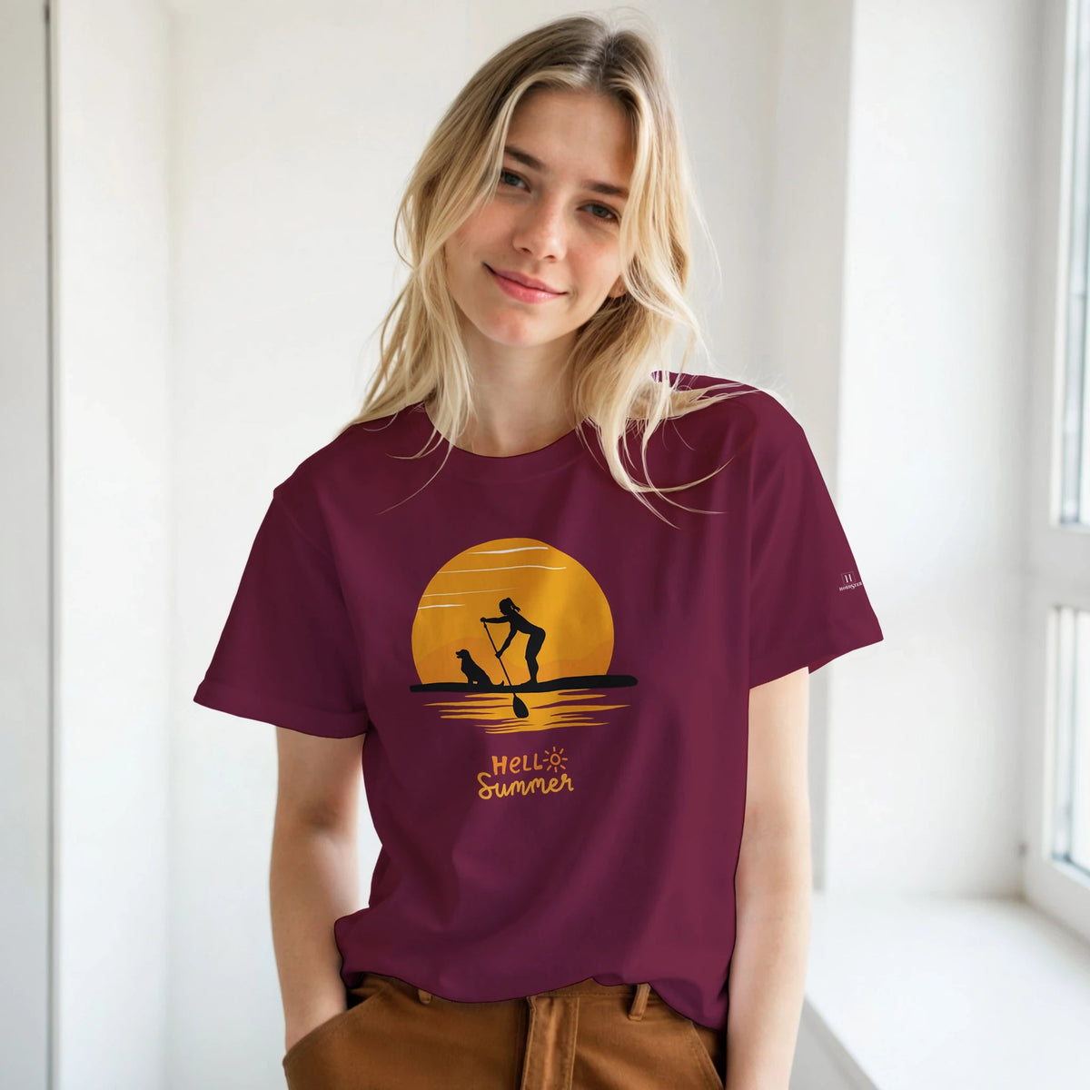 Hello Summer Crewneck Women's T-shirt - Hobbster