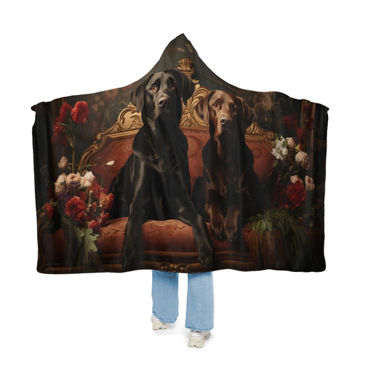Hooded Blanket - Labrador Design - Hobbster