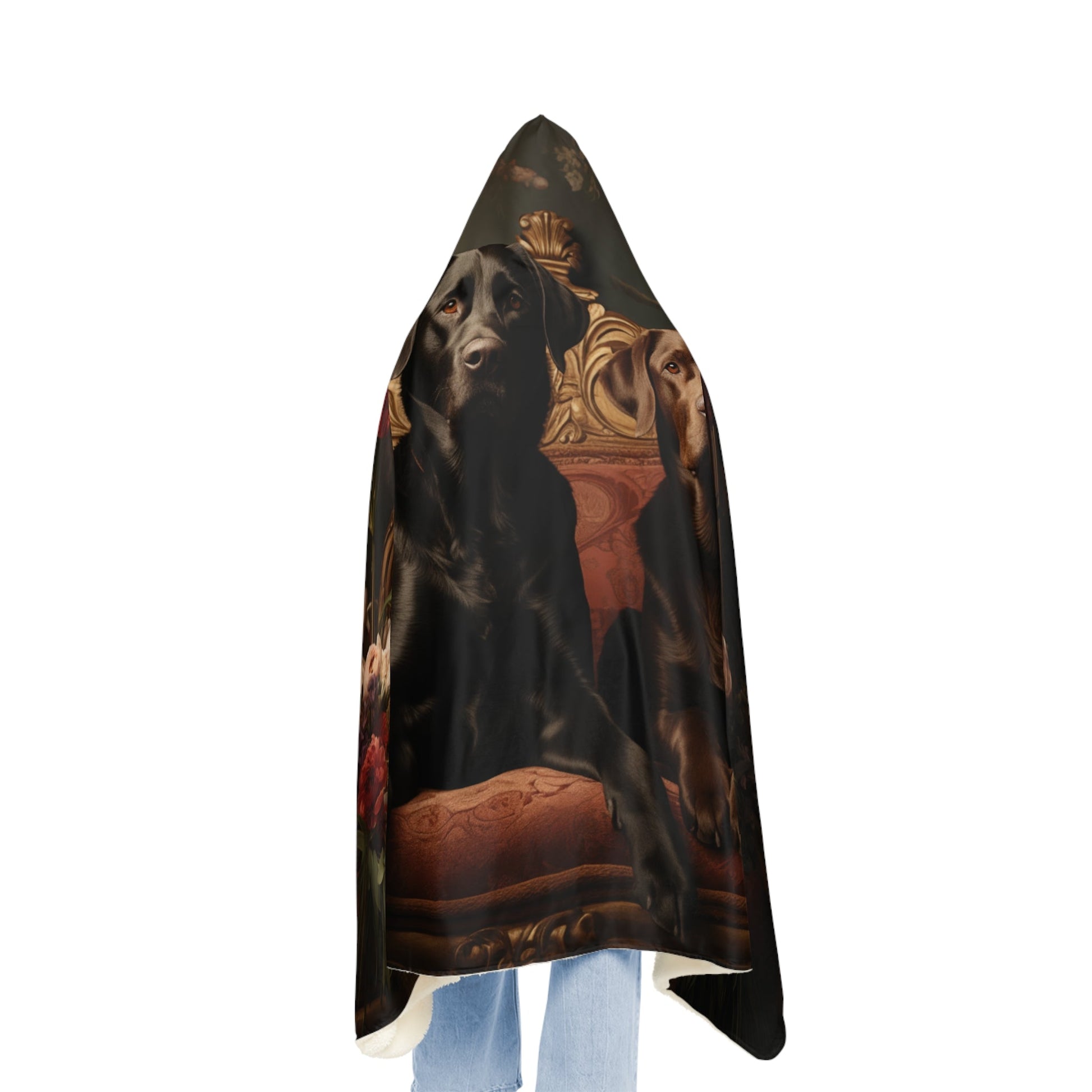 Hooded Blanket - Labrador Design - Hobbster
