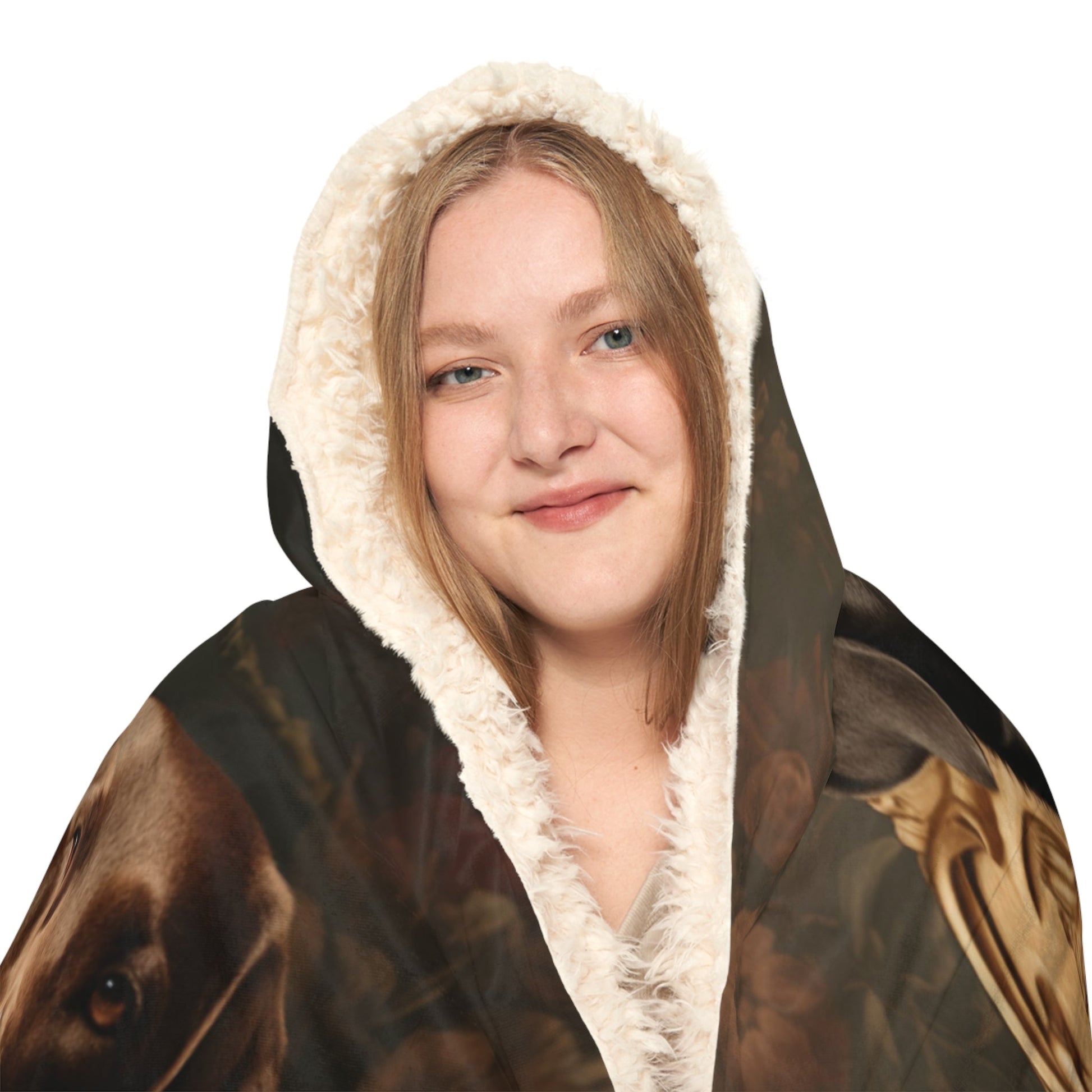 Hooded Blanket - Labrador Design - Hobbster