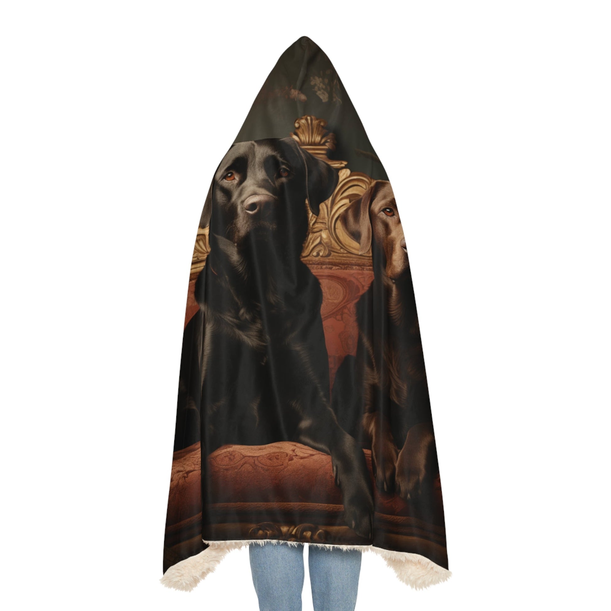 Hooded Blanket - Labrador Design - Hobbster