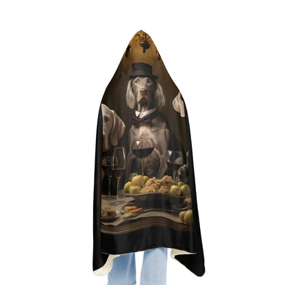 Hooded Blanket - Weimaraner Design - Hobbster