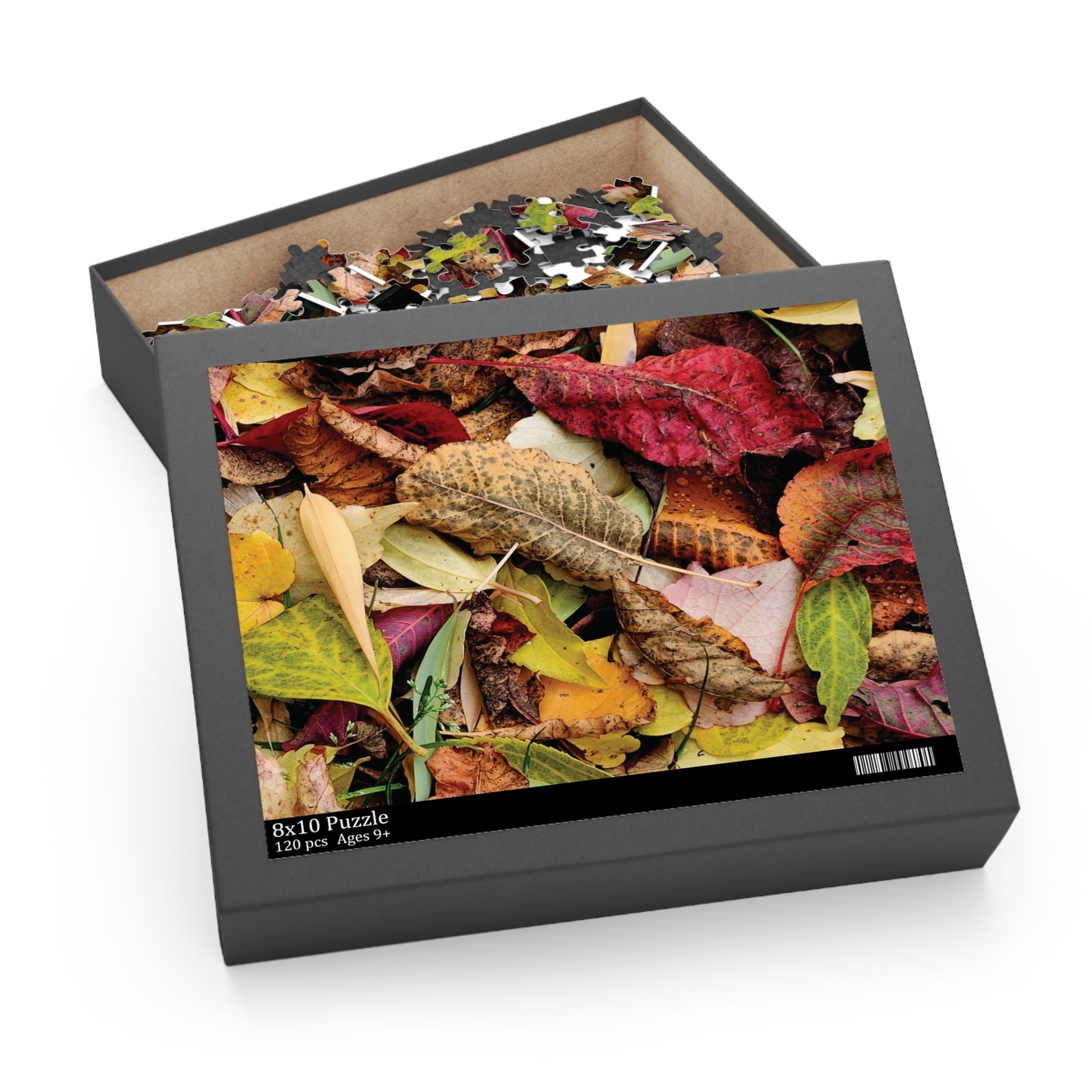 Inspired by Nature Autumn Leaves Jigsaw (120, 252, 500-Piece) - Hobbster