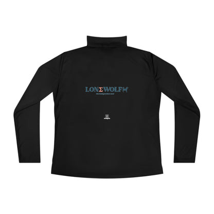 Ladies Quarter-Zip Lone Wolf Sports Pullover - Hobbster