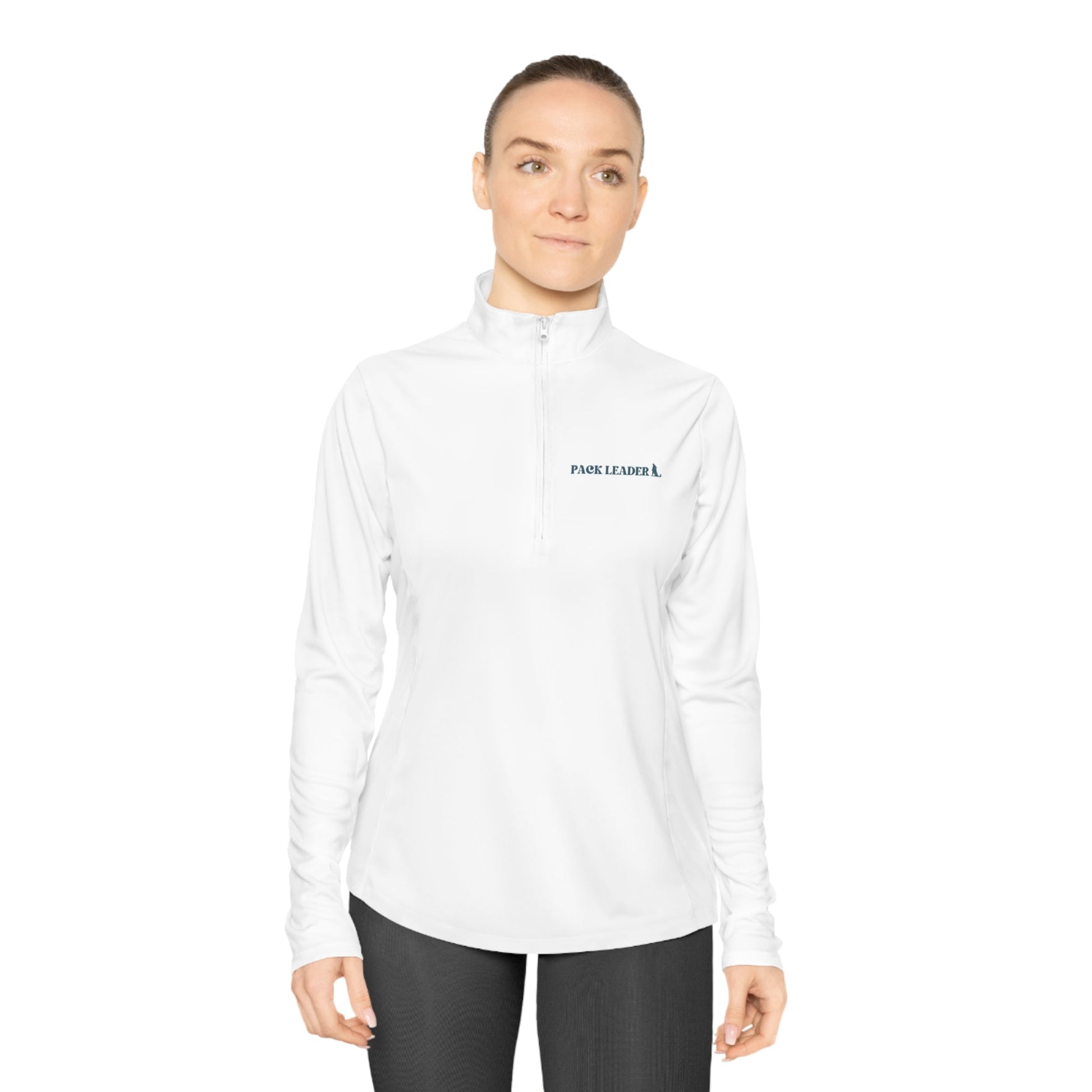 Ladies Quarter-Zip Pack Leader Sports Pullover - Hobbster