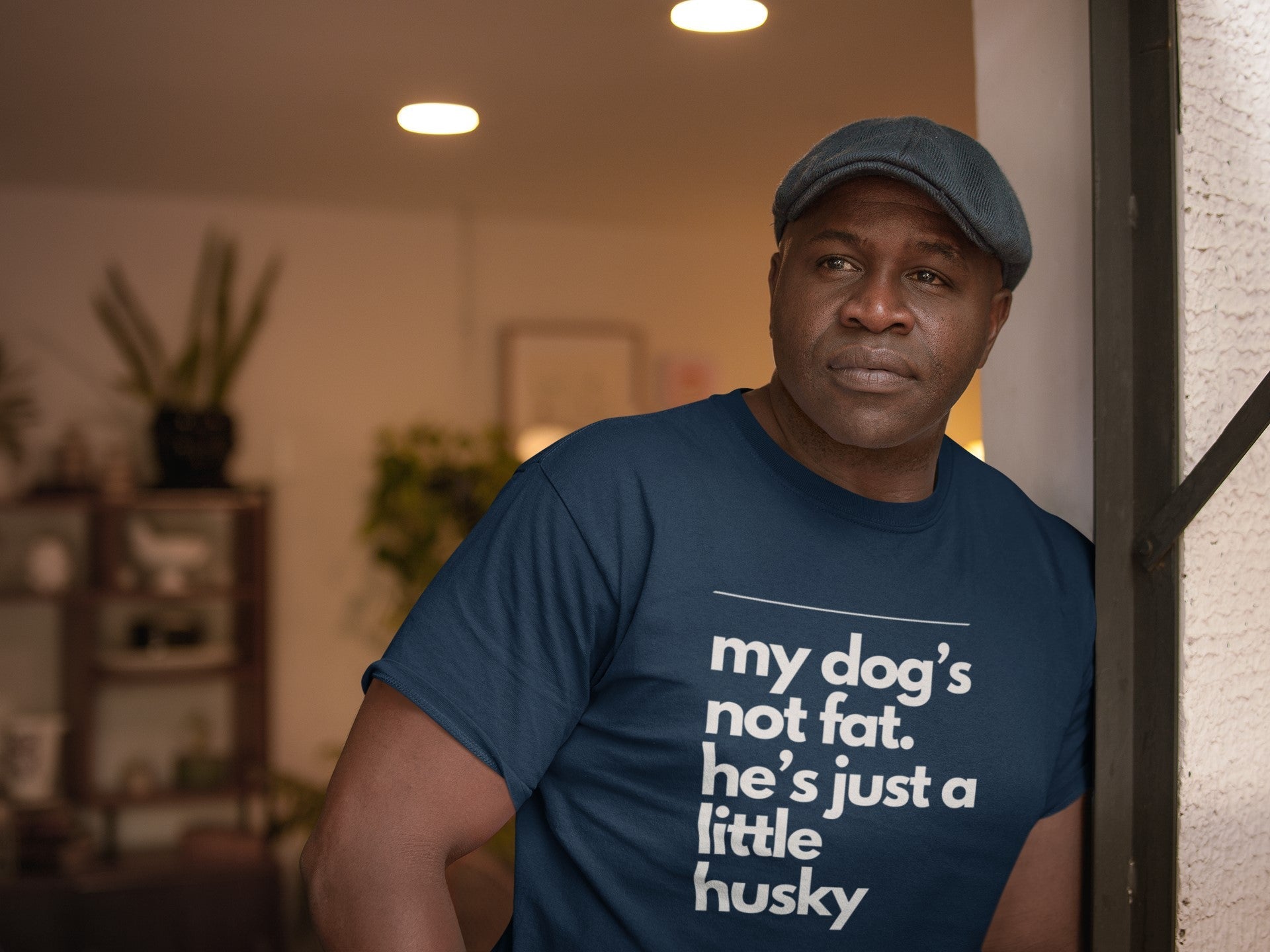 Little Husky Men's Crewneck T-shirt - Hobbster