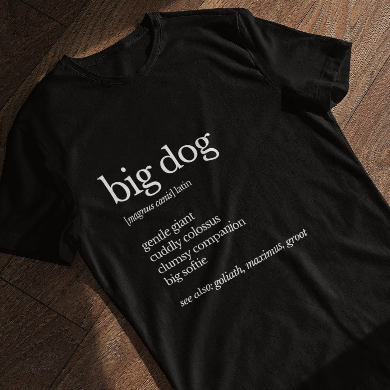 Men's Big Dog Premium Crewneck T-shirt - Hobbster