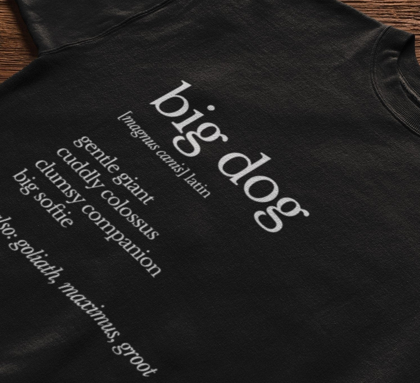 Men's Big Dog Premium Crewneck T-shirt - Hobbster