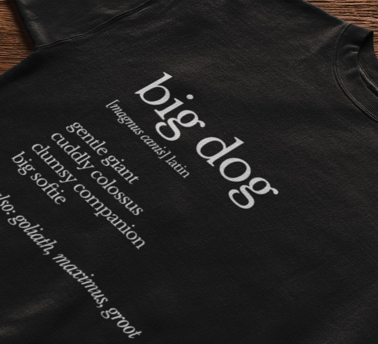 Men's Big Dog Premium Crewneck T-shirt - Hobbster