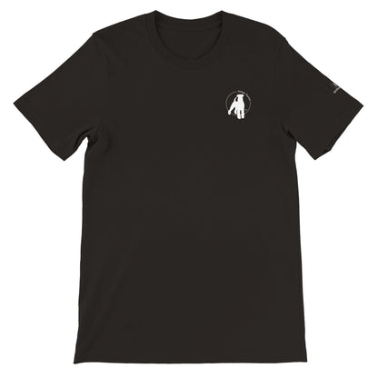 Men's Crewneck T-shirt with Airedale Terrier Logo - Hobbster
