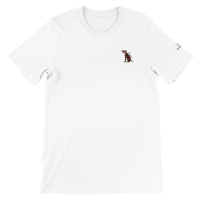 Men's Crewneck T-shirt with Boxer dog logo - Hobbster