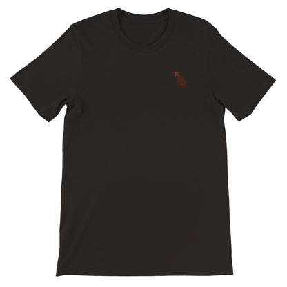 Men's Crewneck T-shirt with Boxer dog logo - Hobbster