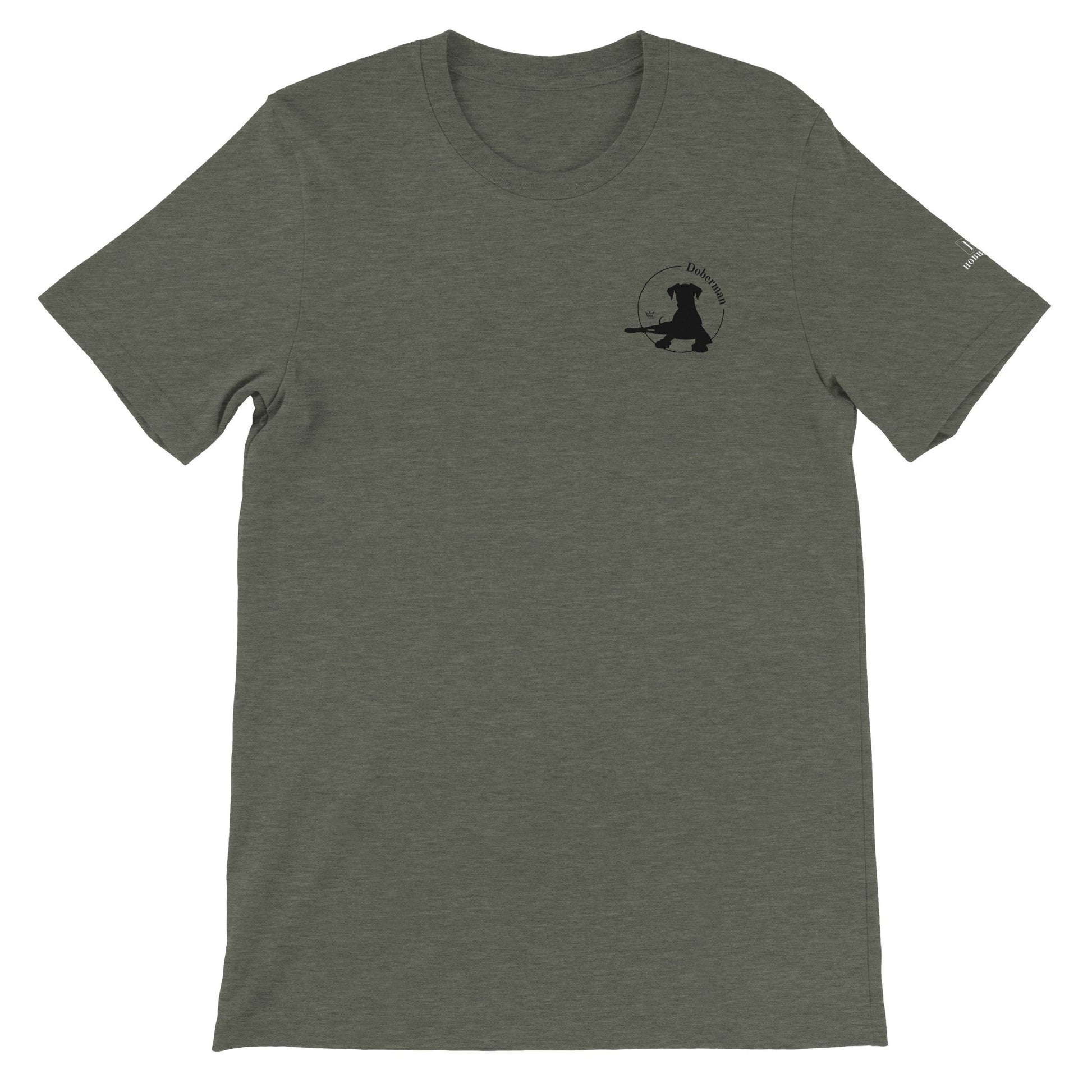 Men's Crewneck T-shirt with Doberman logo - Hobbster