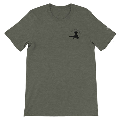 Men's Crewneck T-shirt with Doberman logo - Hobbster