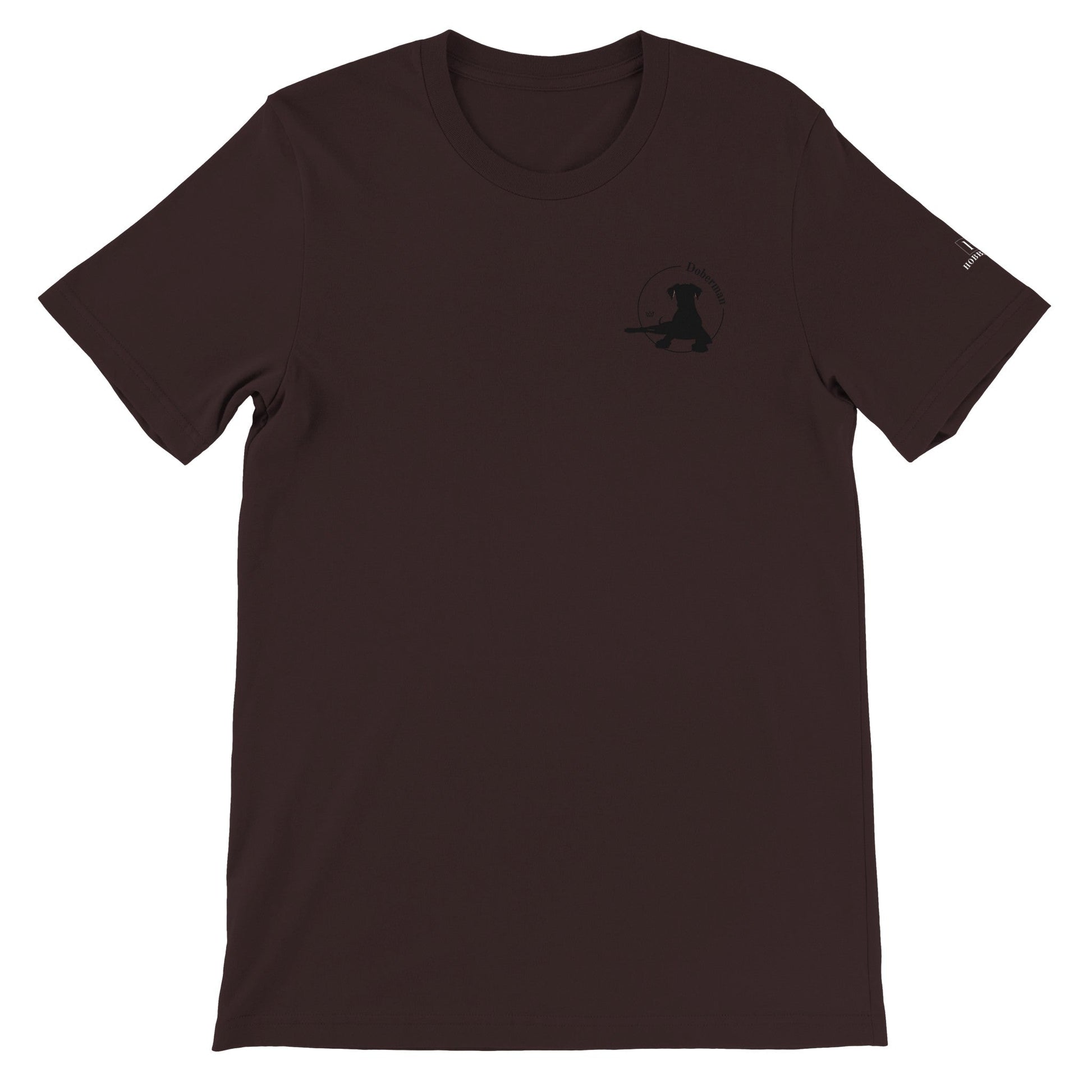 Men's Crewneck T-shirt with Doberman logo - Hobbster
