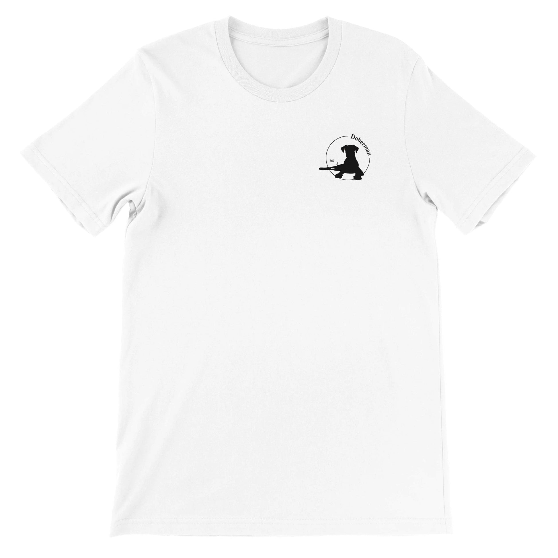 Men's Crewneck T-shirt with Doberman logo - Hobbster