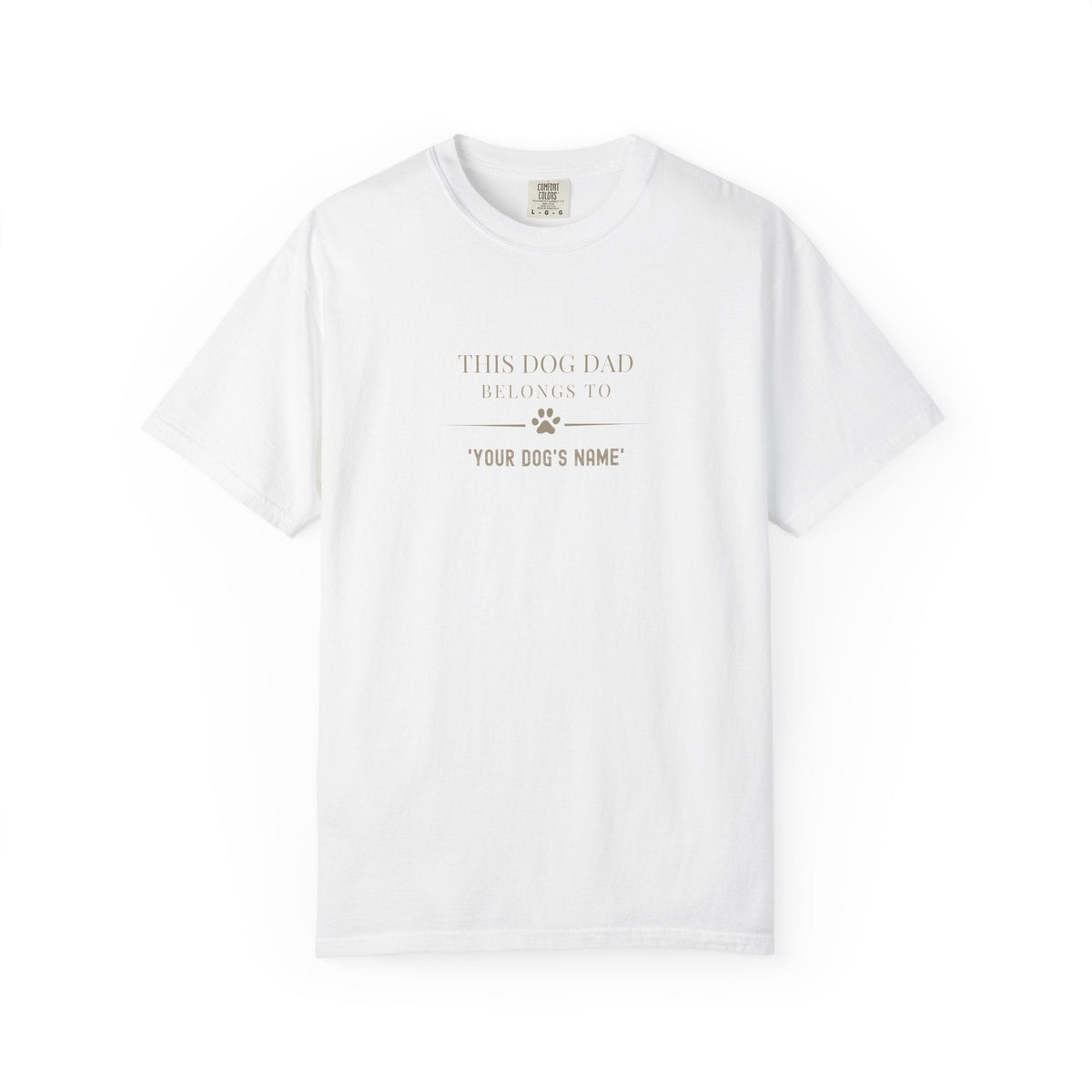 Men's Personalised 'This Dog Owner Belongs To' T-Shirt - Hobbster