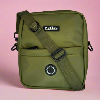 Mini Dog Walking Bag - Khaki Green - Hobbster