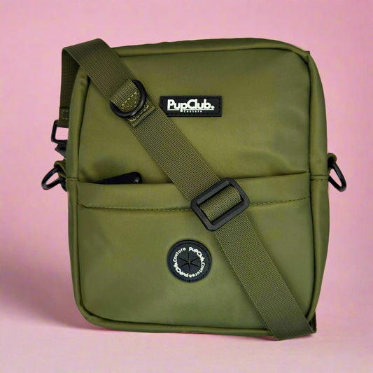 Mini Dog Walking Bag - Khaki Green - Hobbster