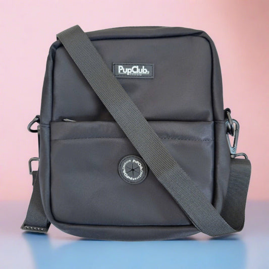 Mini Dog Walking Bag - Black - Hobbster