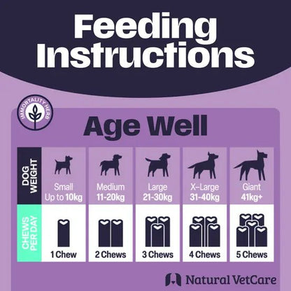 Natural VetCare Age Well 50 Soft Chews [225g] - Hobbster