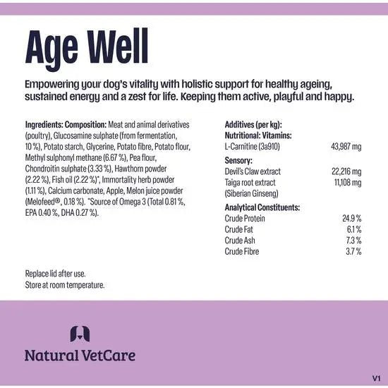 Natural VetCare Age Well 50 Soft Chews [225g] - Hobbster