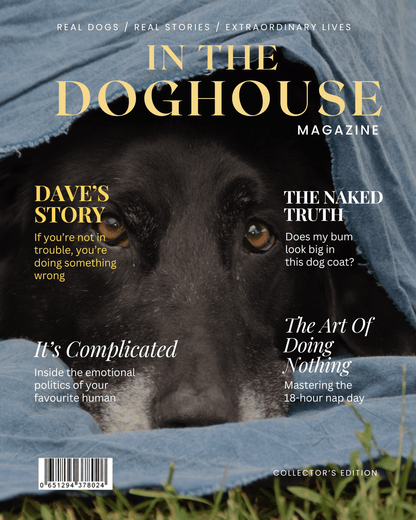 Personalised Dog Magazine Cover - In the Doghouse - Hobbster