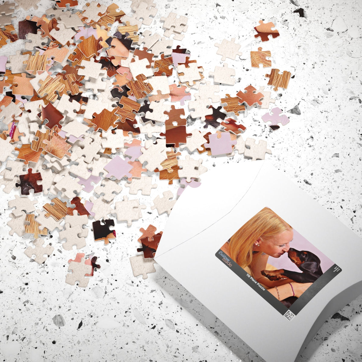 Personalised Dog Photo Jigsaw Puzzle - Hobbster