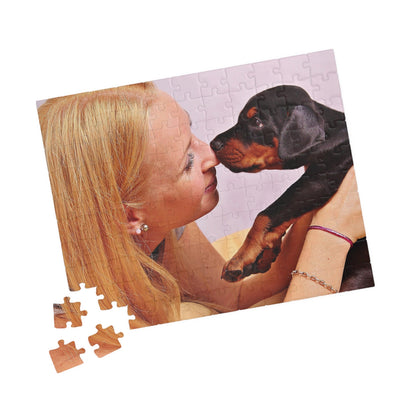 Personalised Dog Photo Jigsaw Puzzle - Hobbster