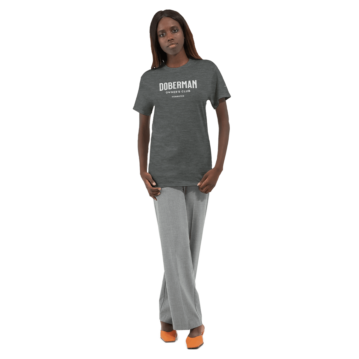 Premium Heavyweight Women's Doberman Owners Club T-shirt - Hobbster