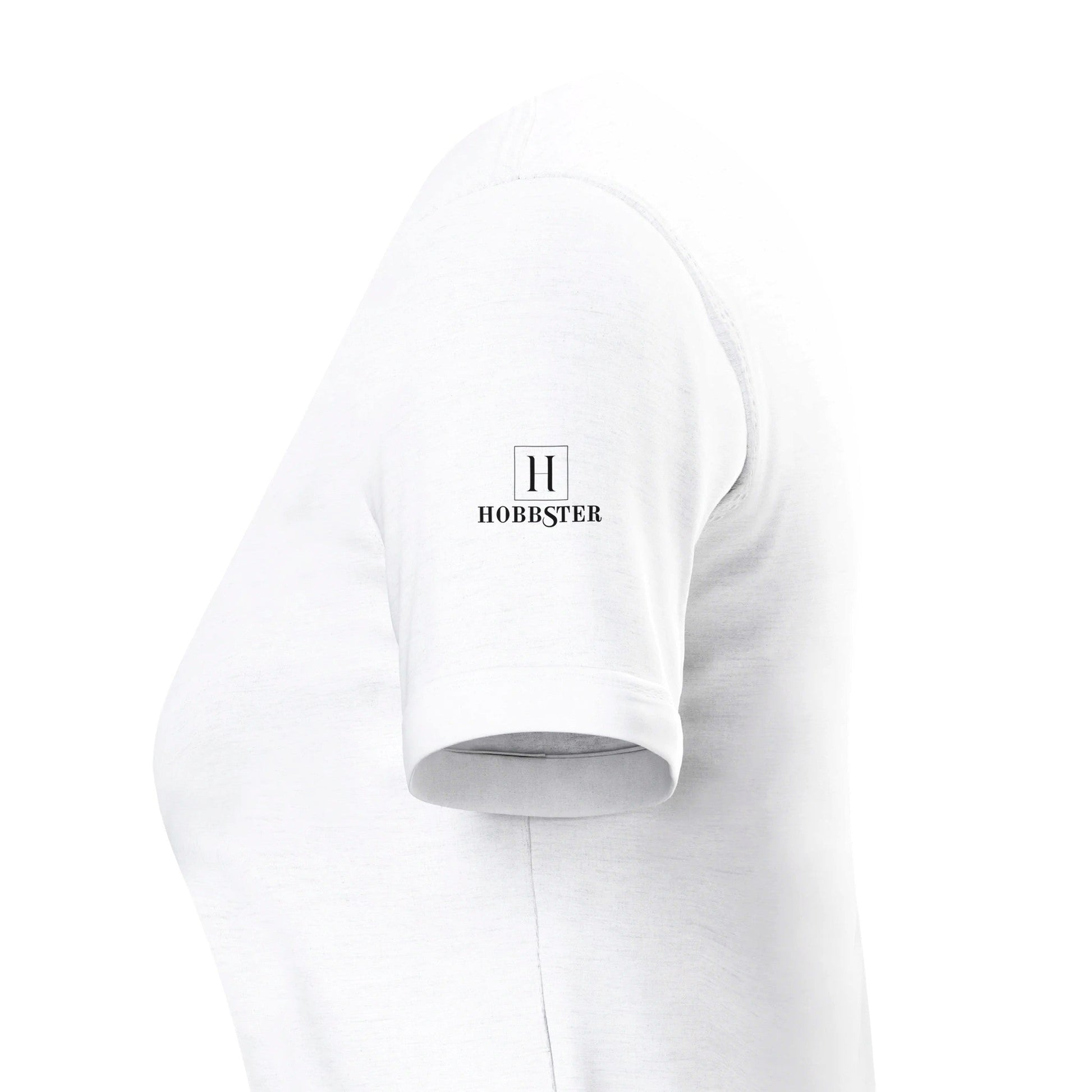 Premium Women's Crewneck T-shirt featuring a boxer dog logo - Hobbster