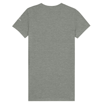 Premium Women's Crewneck T-shirt with a German Shepherd Paper Quilling Design - Hobbster
