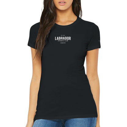 Premium Women's Labrador Owners Club T-shirt - Hobbster
