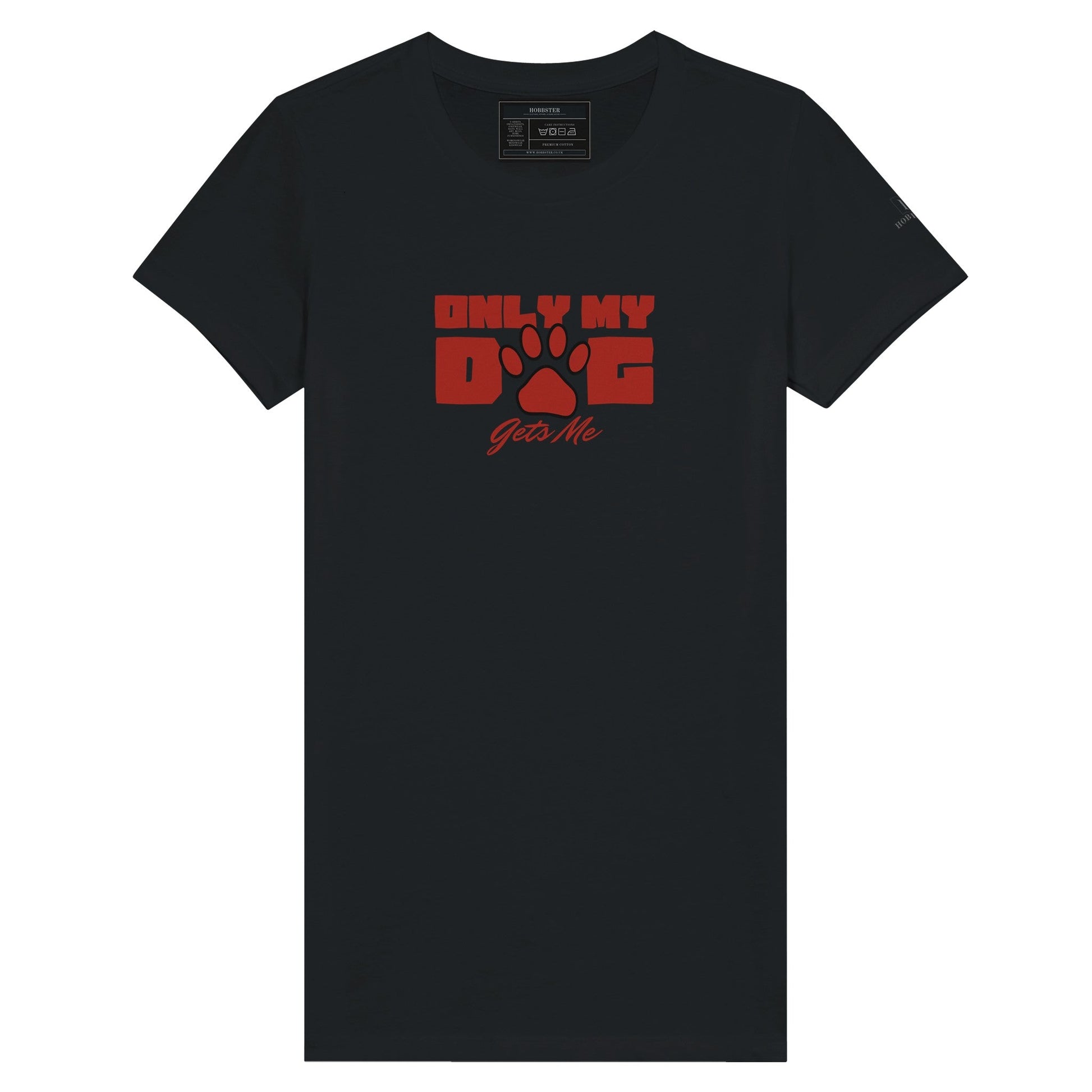 Premium Women's Only My Dog Understands Me Crewneck T-shirt - Hobbster