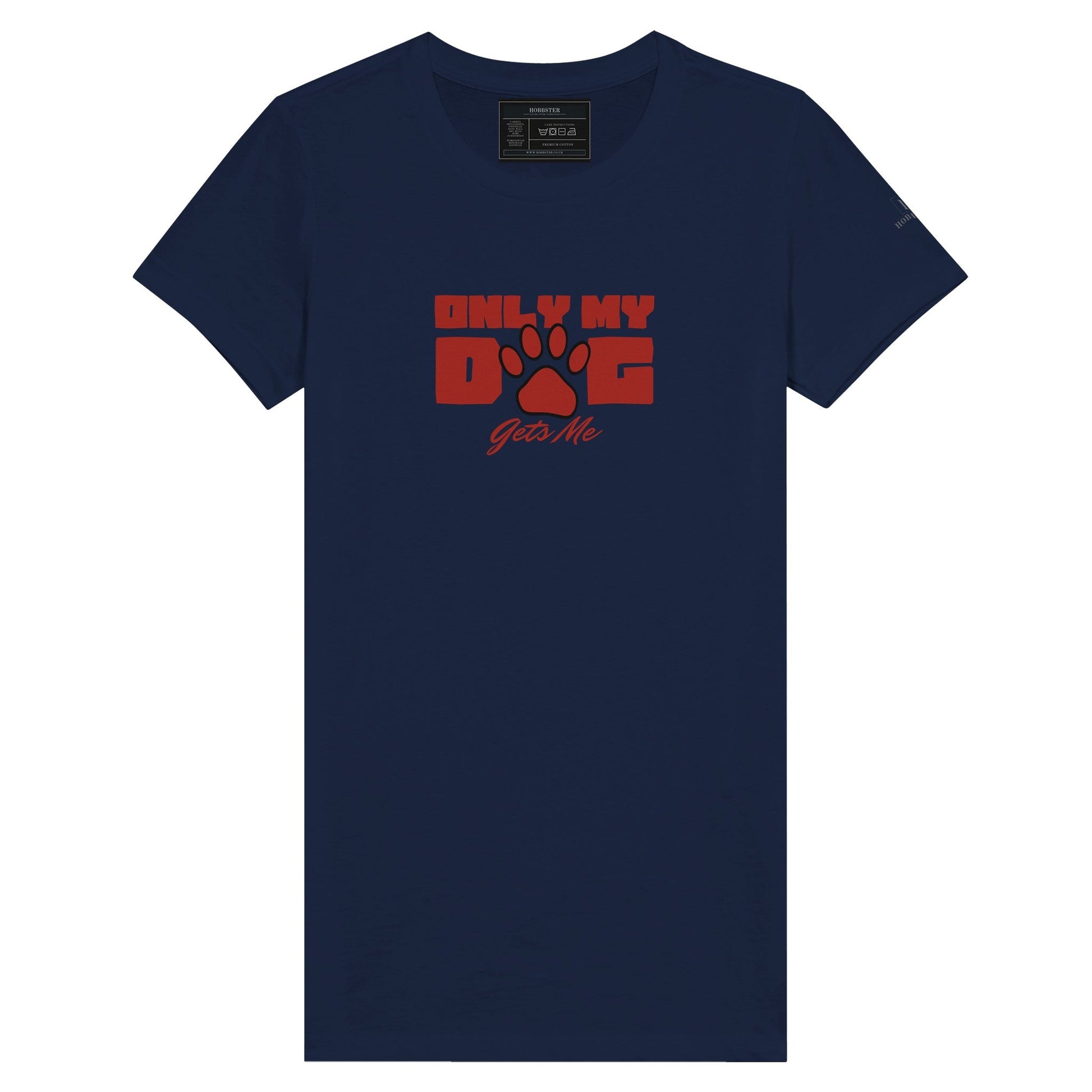 Premium Women's Only My Dog Understands Me Crewneck T-shirt - Hobbster