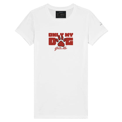 Premium Women's Only My Dog Understands Me Crewneck T-shirt - Hobbster