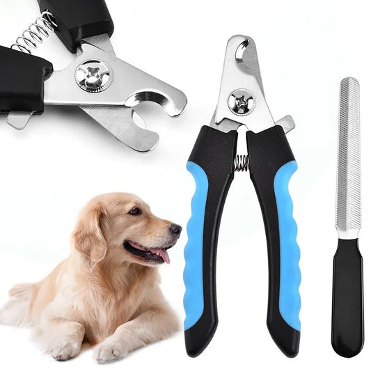 Professional Pet Nail Clipper with Safety Guard Stainless Steel Scissors - Hobbster
