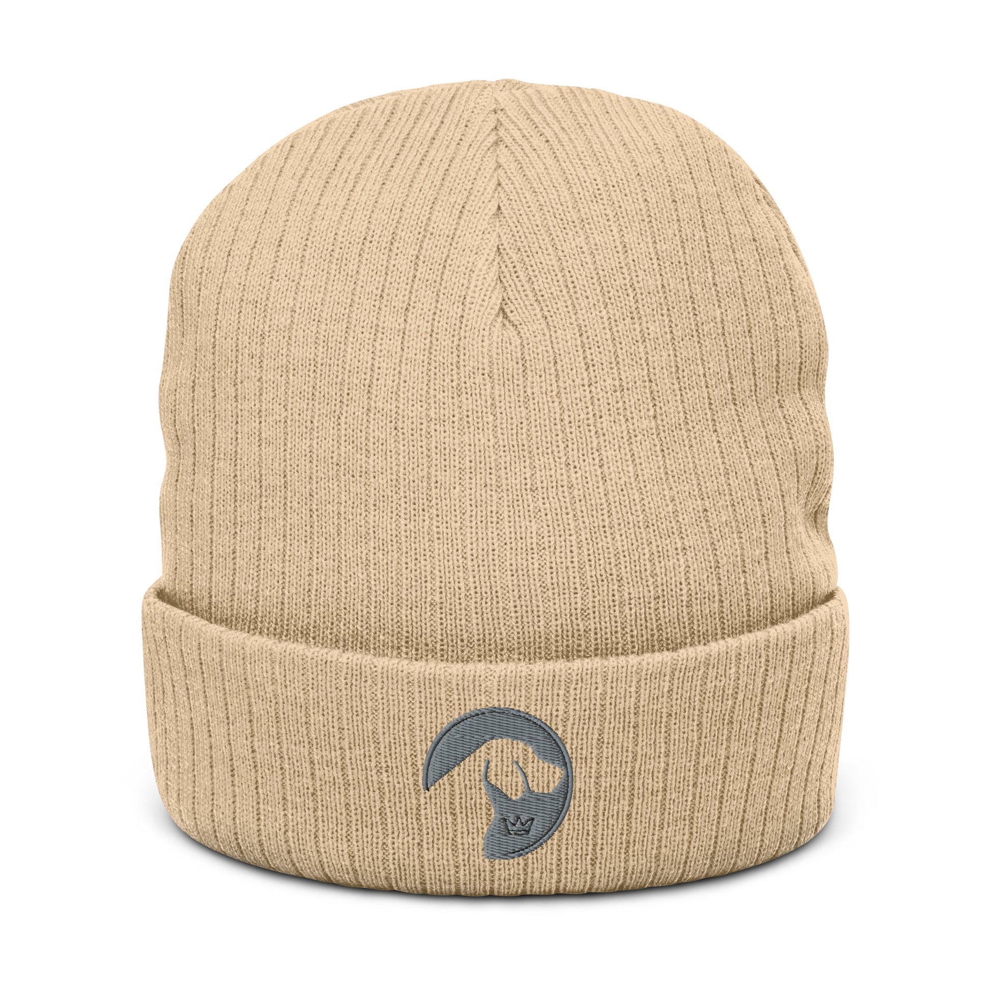 Ribbed knit beanie with embroidered Labrador logo - Hobbster
