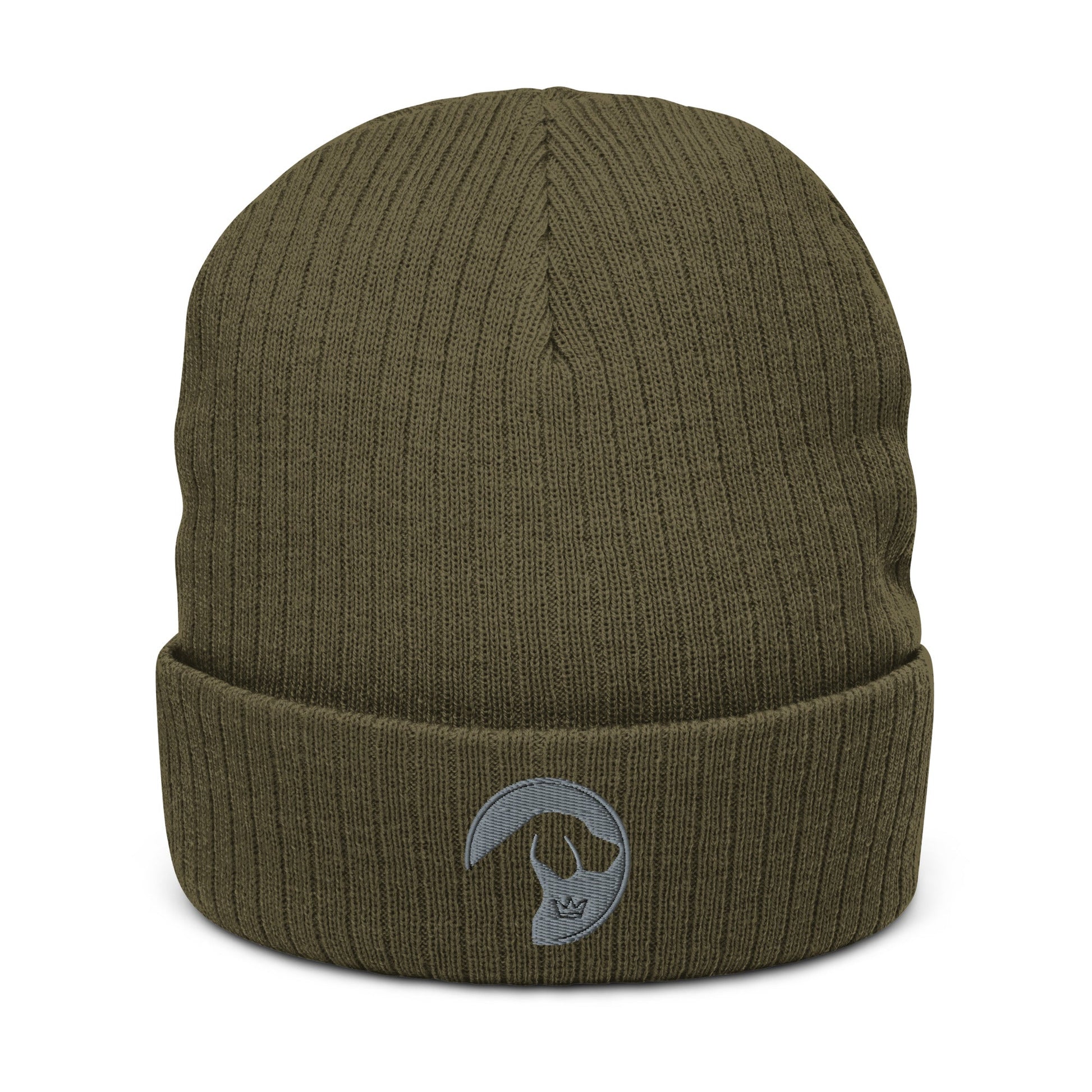 Ribbed knit beanie with embroidered Labrador logo - Hobbster