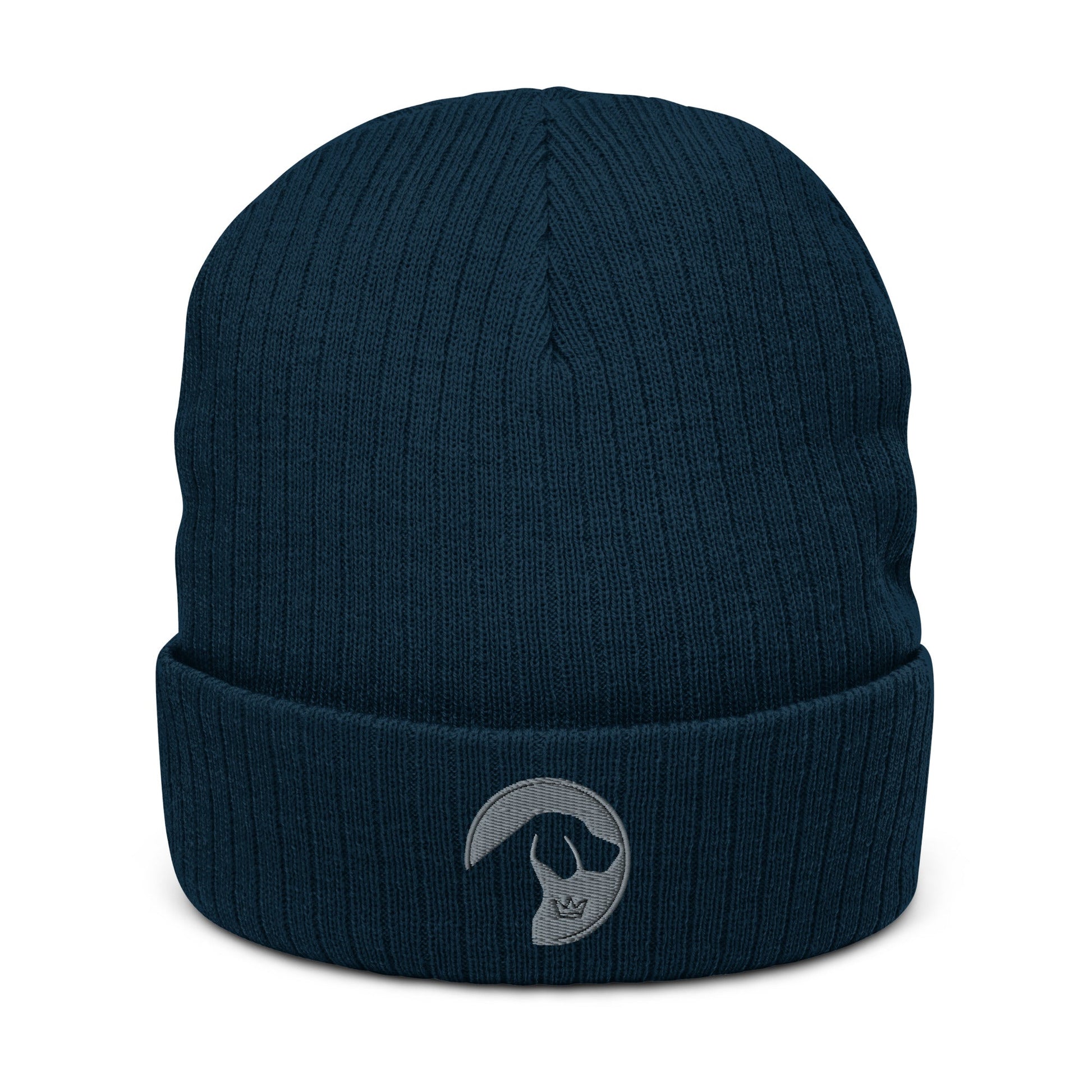 Ribbed knit beanie with embroidered Labrador logo - Hobbster
