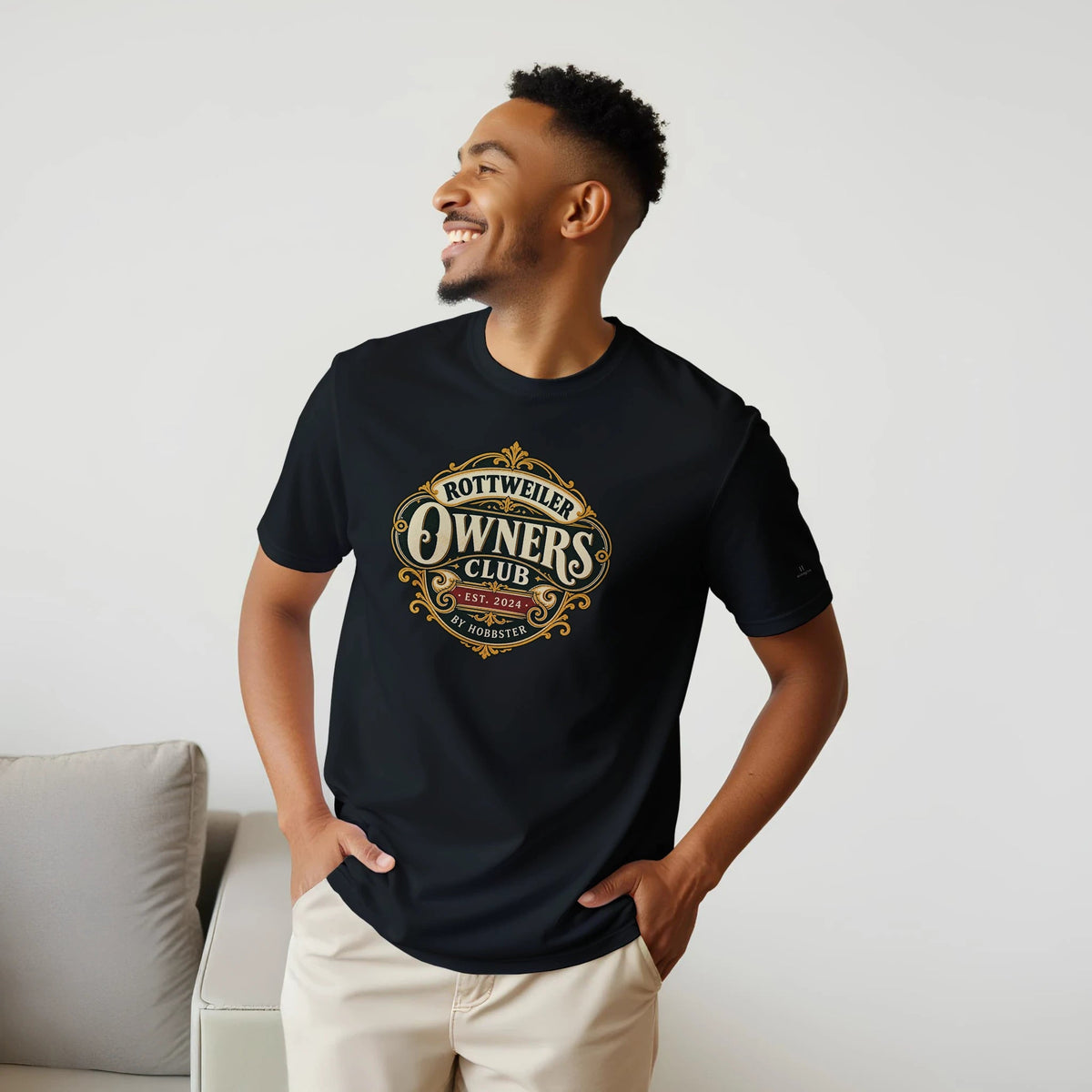 Rottweiler Owners Club Men's T-shirt - Hobbster