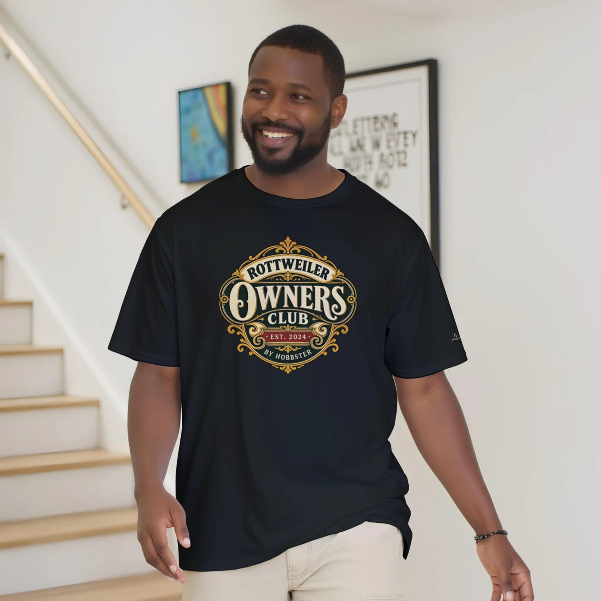 Rottweiler Owners Club Men's T-shirt - Hobbster