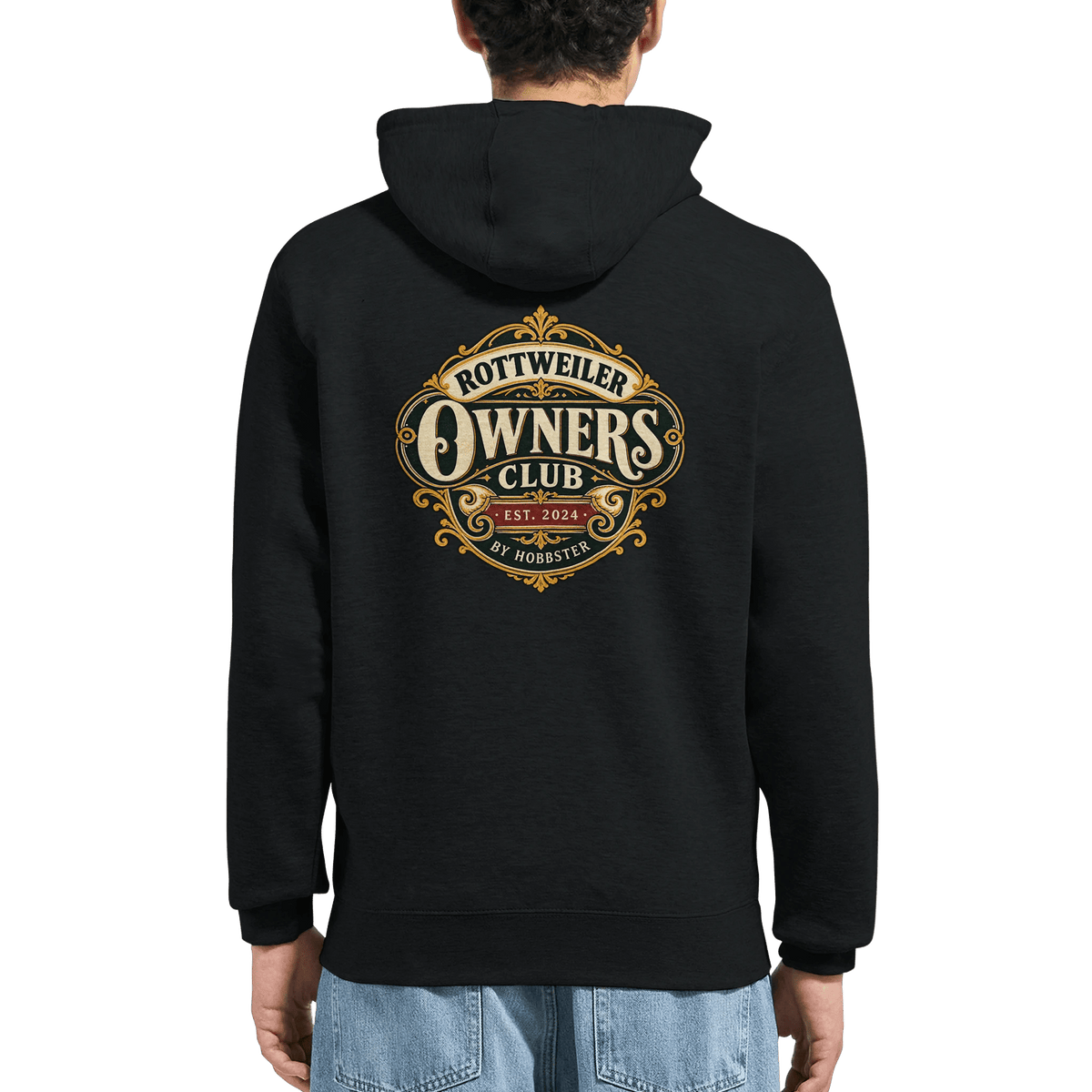 Rottweiler Owners Club Men's Zip Hoodie - Hobbster