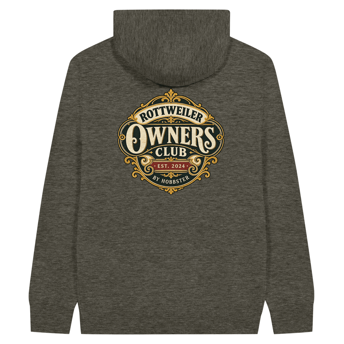 Rottweiler Owners Club Men's Zip Hoodie - Hobbster