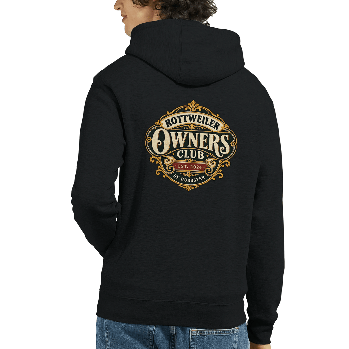 Rottweiler Owners Club Men's Zip Hoodie - Hobbster